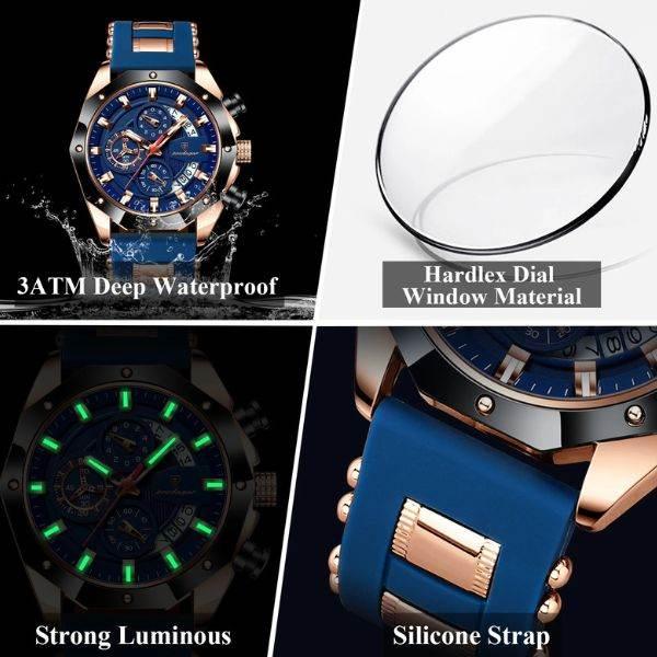 Silicone Strap Watch